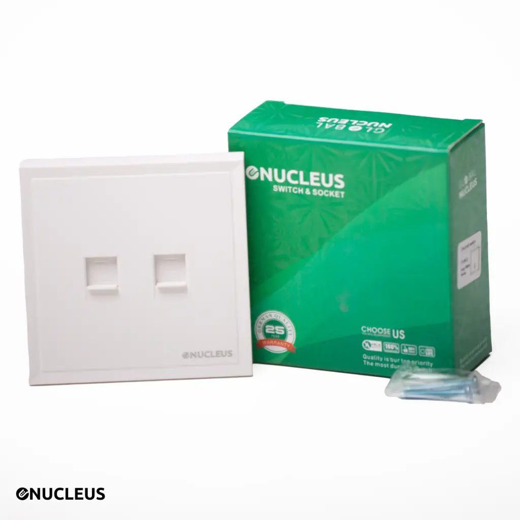 Double computer socket  /Double prise Internet RJ45 