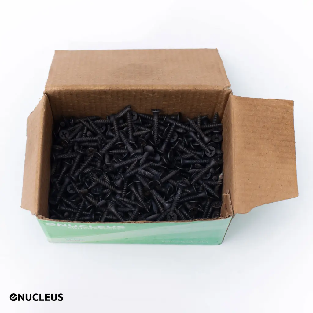 Vis Noir de panneau de gypse de fil grossier pour bois (Drywall screw) / 1KG  