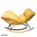Fauteuil balançoire pour la chambre ou le salon, portable, relaxant, moderne, camping, à bascule 