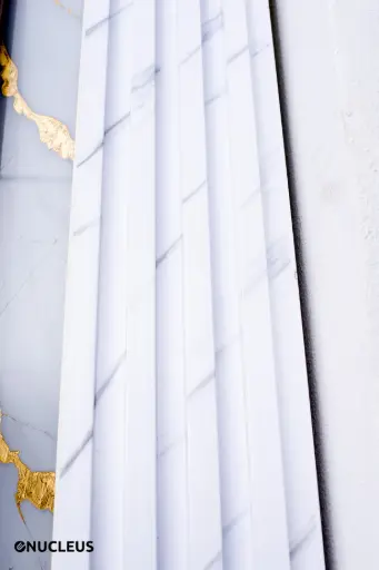 Panneaux cannelés intérieurs en bois composite revêtement mural wpc