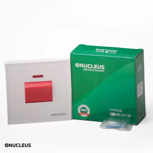 [#GN-EL-039] 25A switch with neon / Interrupteur de 25 A 